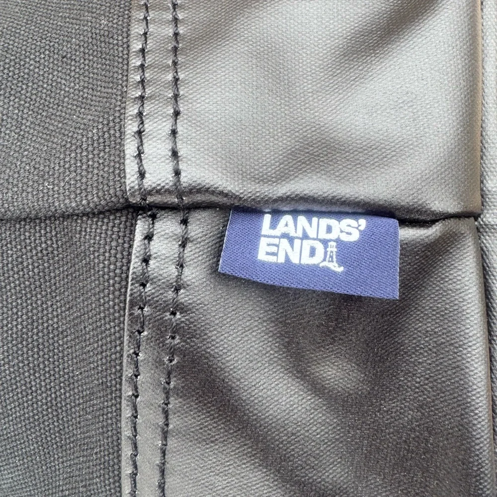 Lands' End Black Tote Bag